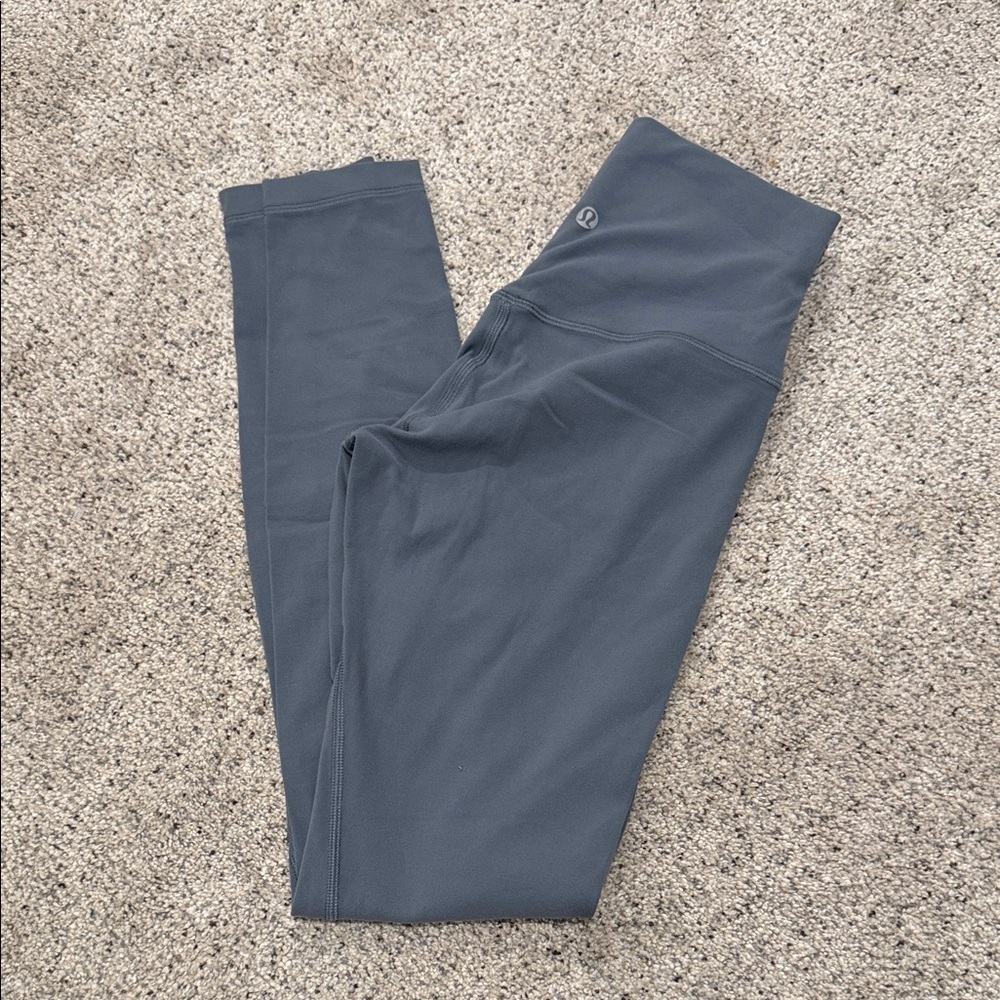 LULULEMON Gray High-Waisted Align Leggings